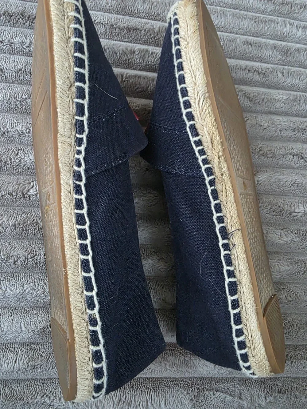 Tory Burch Weston Navy Espadrille Flats 8